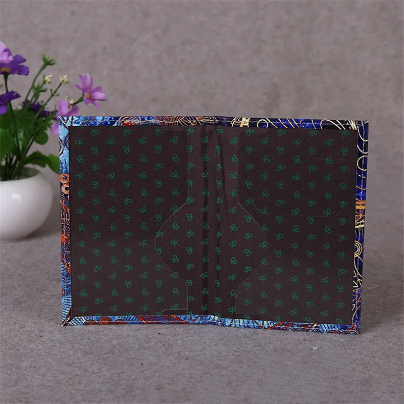 Starry Sky Passport Cover Fashion Women Men Pu Leather Travel Wallet Landscape Passport Holder High Quality Case for Passports
