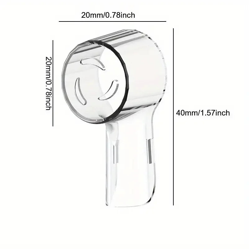 Toothbrush Head Dustproof Covers Caps for Oral B Replacement Brush Heads and IO Series Electric Toothbrush Head Protector 4/8PCS
