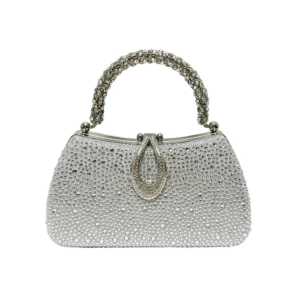 New fashion high sense light luxury dinner handbag chain messenger bag bag evening dress diamond hand bag