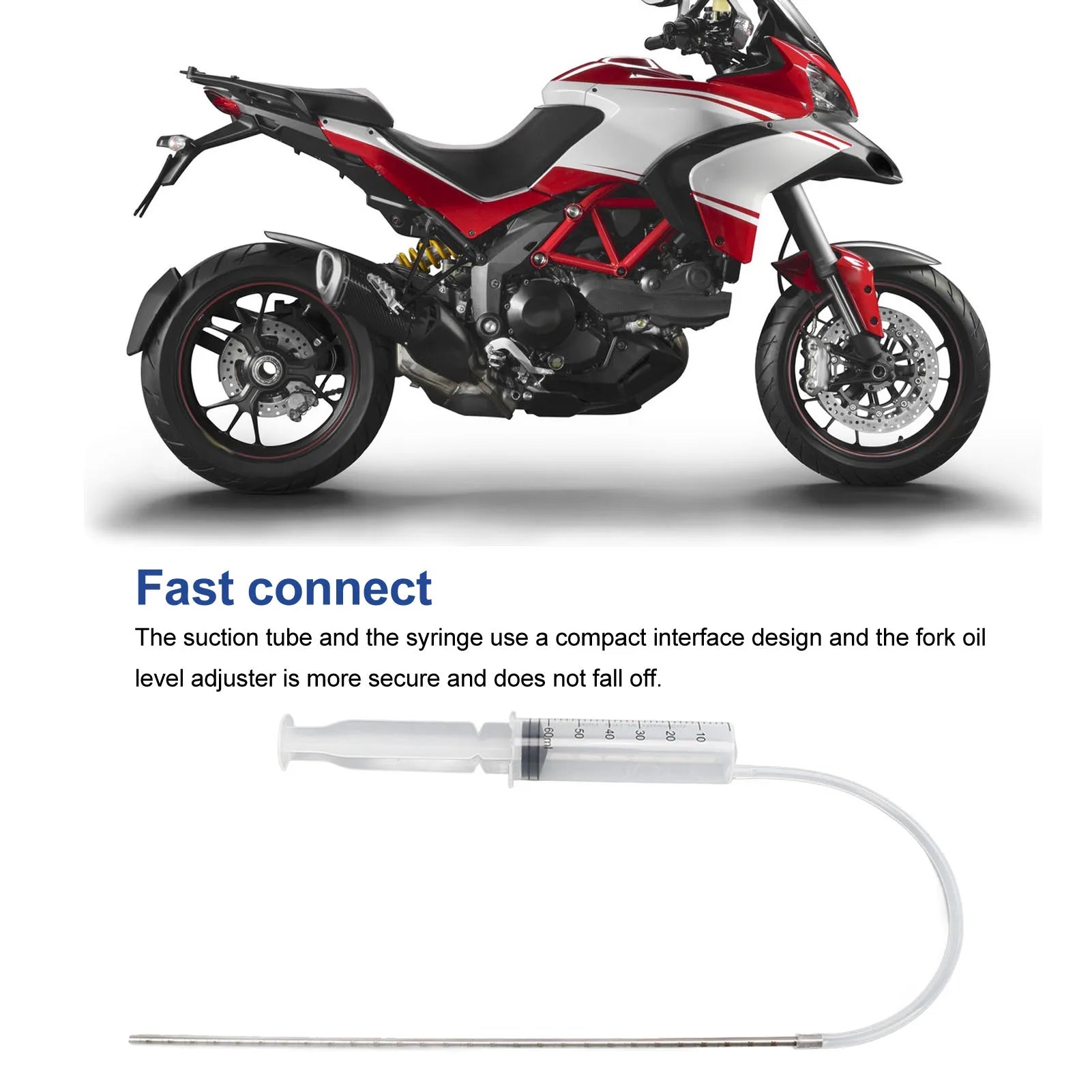 Motorcycle Fork Oil Tool Kit Universal Fork Oil Level Gauge Adjustment Measuring Tool For Motorcycle Fork Oil Level Adjuster