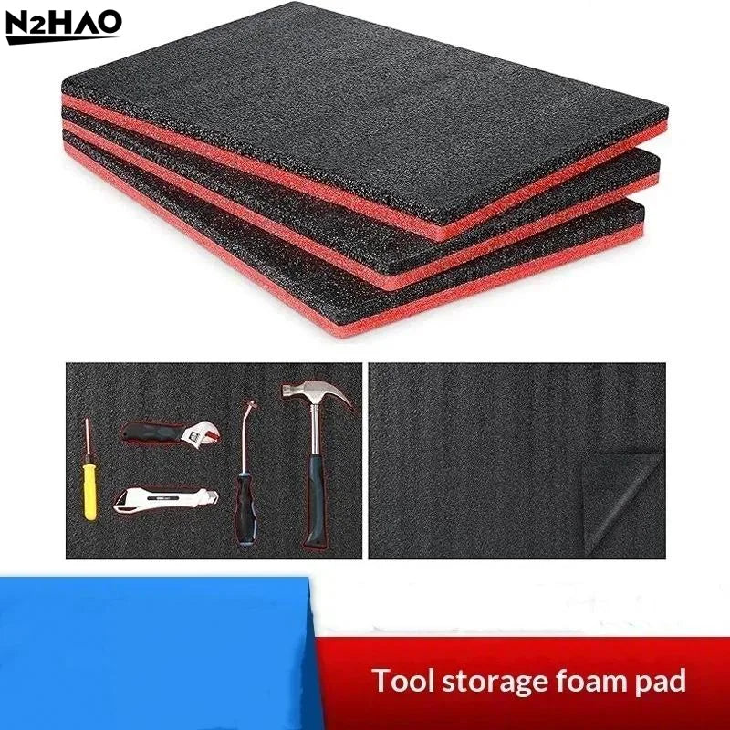 3pcs Tool Box Foam Polyethylene Tool Foam Inserts CasesEPE Foam For Organizer Cases Drawer LinerCamera Toolbox Storage Shadow