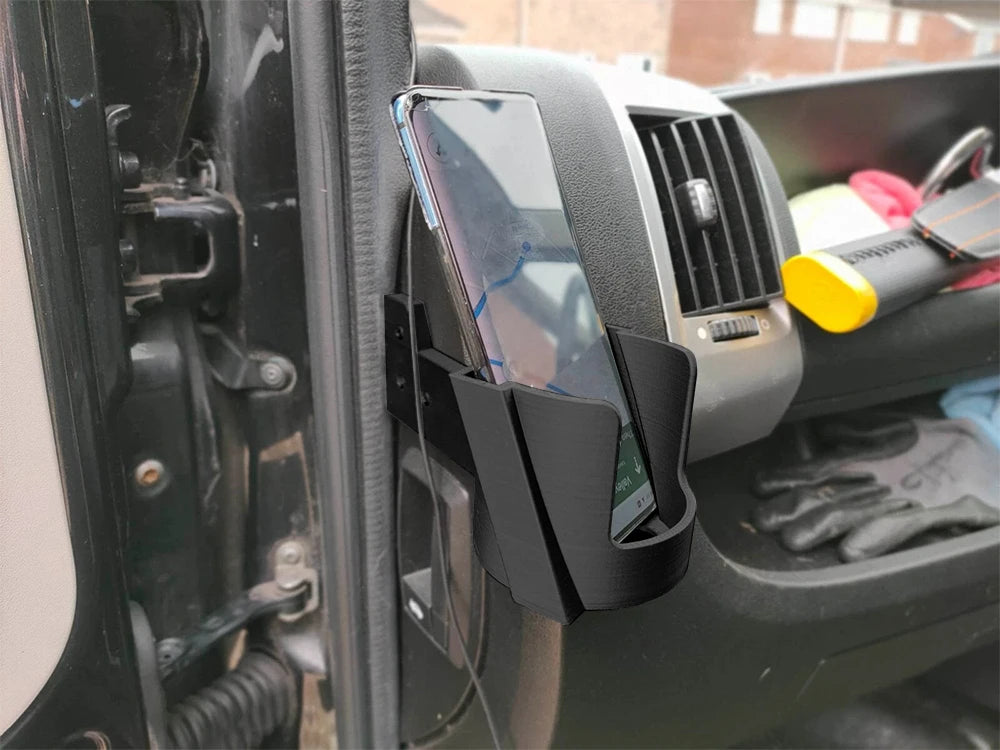 1PCS Car Phone Cup Holder Left RV Interior Cup Storage Mounts Holder Accessories For Peugeot Boxer Citroen Relay Fiat Ducator