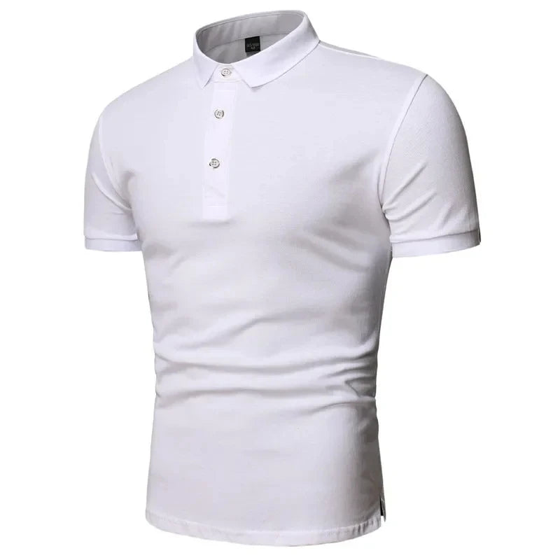 2026Cotton Polo Men Shirt Short Sleeve Polo Shirt Contrast Color Polo Summer Streetwear Casual Fashion Men tops
