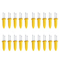 5/10/20Pcs Corn Holders BBQ Stainless Steel Fruit Double Corn Forks Anti Scalding Corn Outdoor Camping Barbecue Tool Accessories