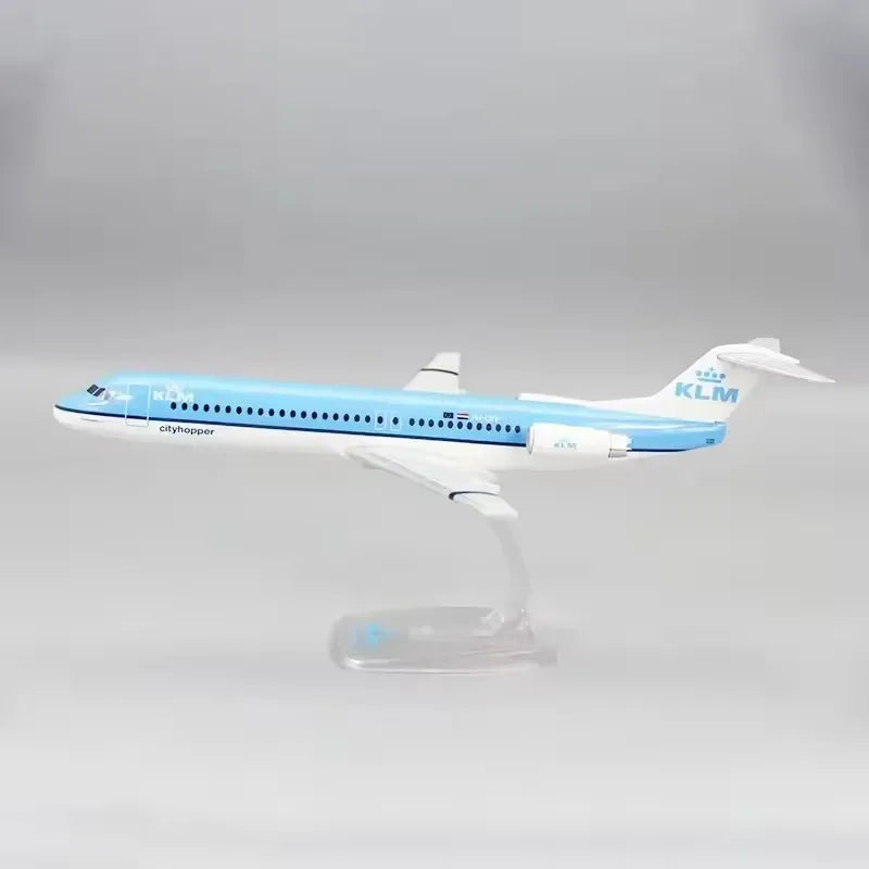 1:100/1:125 QANTAS CONNIE Lockheed L-1049 /Dash8-Q300 Air NEW Zealand Airlines TWA L-1049 Airplane Royal Dutch KLM Fokker FK-100