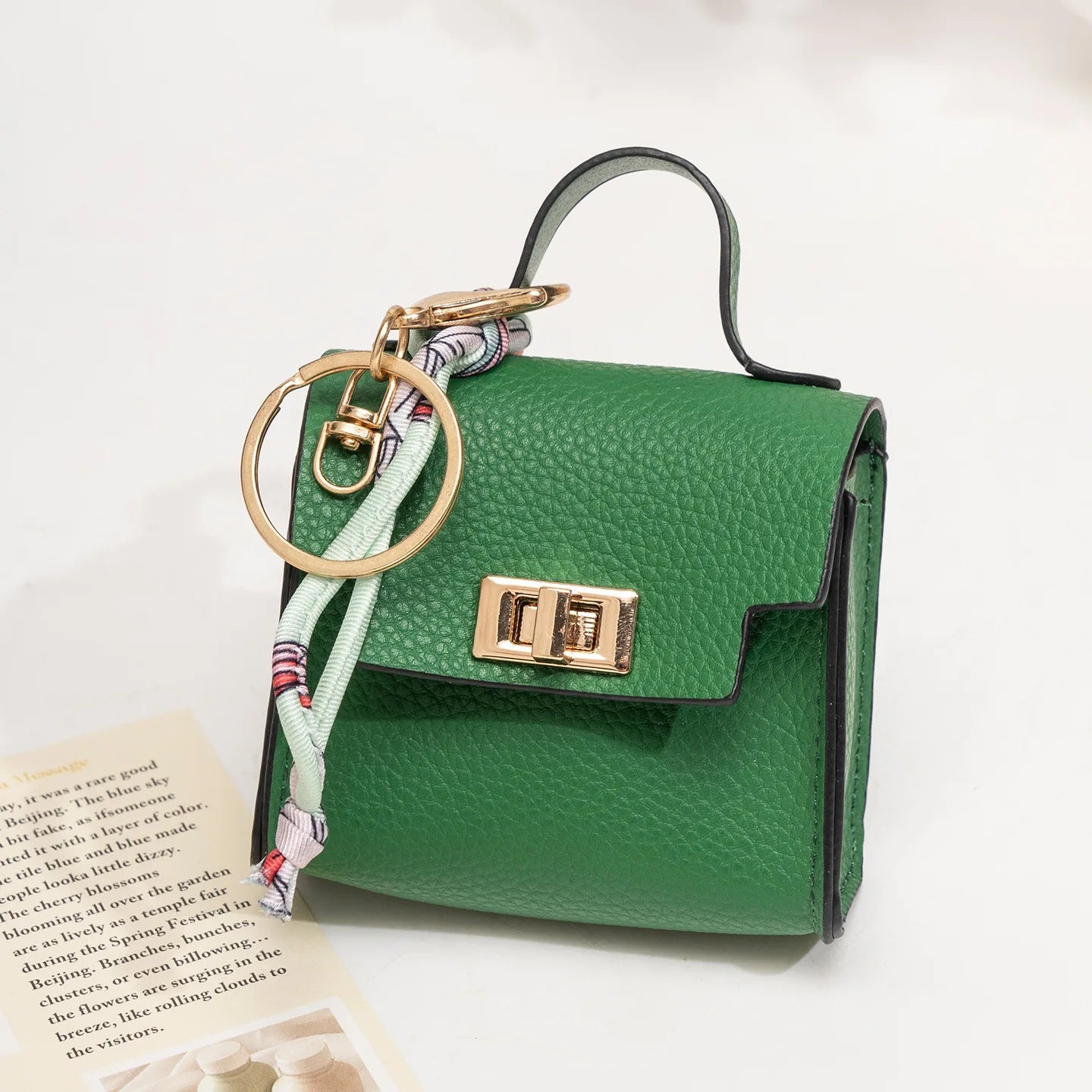 New style Mini House Small Bag Handheld Portable Hand Rope Bluetooth Earphone Bag Zero Wallet Multi functional Small Bag