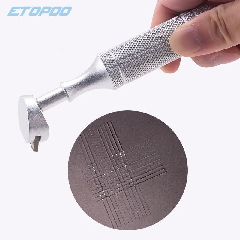 Cross Cutter Adhesion Tester Cross-Cut Tester Kit Including 1mm/2mm Blades