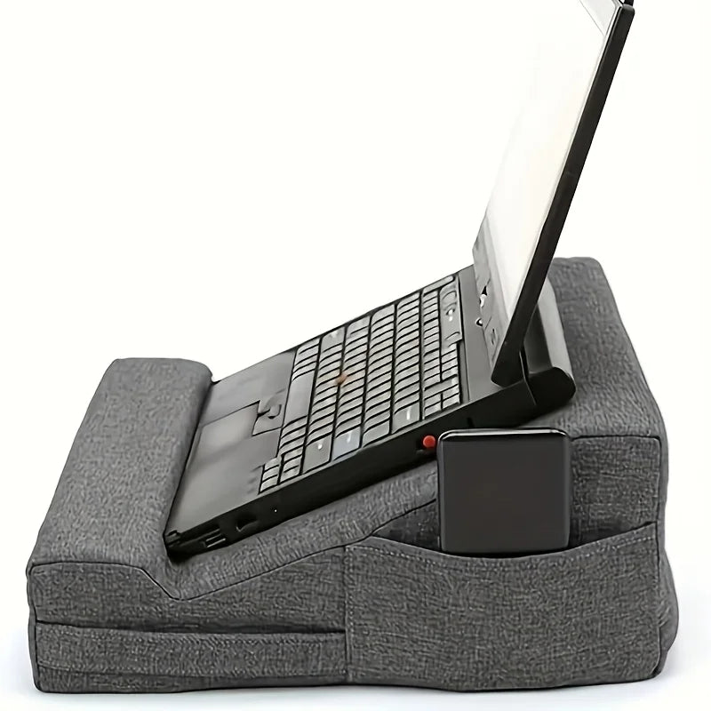 1 Piece Durable Polyester Adjustable Angle Tablet Pillow Stand For Bed Comfortable Cushion Holder For Reading Video Watching