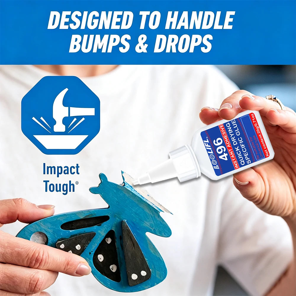 Instant Adhesive Quick Drying Glue Strong Waterproof Glue for Metal Plastic Wood Ceramic Glass Rubber Universal Repair Adhesive