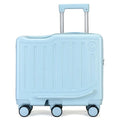 Kids Luggage Ride On 20 Inch Carry On Password Lock Portable Rolling Suitcase for Short Trip Toddler Birthday Present Travel Cut