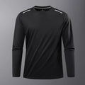 CHRLCK Men's Hiking Quick Drying T-shirts Breathable Camping Running Fishing Soft Elasticity Long Sleeve Tees Summer Autumn