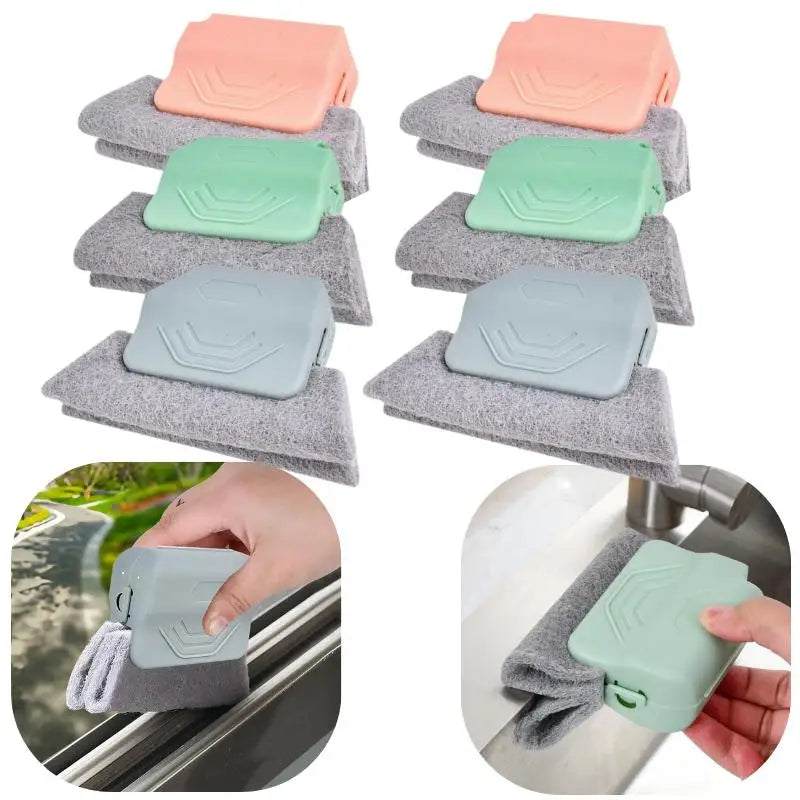 Car Window Track Cleaning Brush Balcony Window Groove Cleaning Brush Tools Sliding Door Track Crevice Household Clean Tool