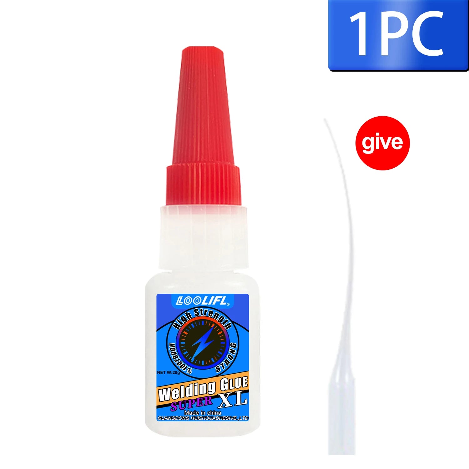 LOOLIFL50g High Strength Welding Oily Super Glue Universal Clear Non-Marking Repair Adhesive Instant Glue Strong Fast SuperGlue