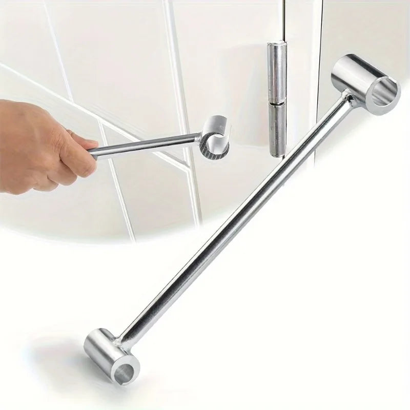 Door hinge adjustment wrench, non disassembly adjuster, household door and window cabinet door loosening adjustment tool