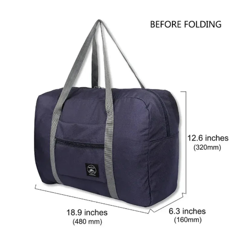Folding Travel Organiser Bag Luggage Bag Travel Handheld Boarding Bag Large Capacity Travel Storage Sports Gym Bags