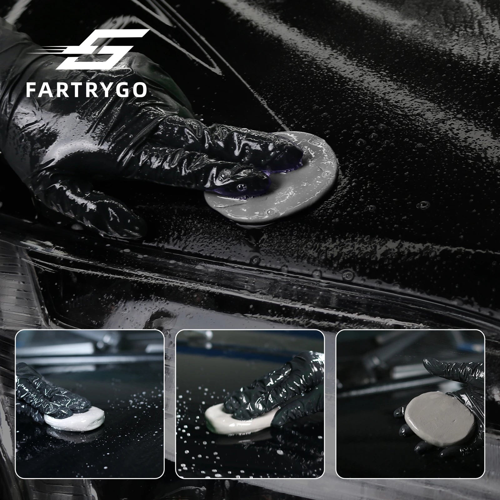 Fartrygo Magic Clay Bar Kit A+++ 100g*3 Pack  Heavy Medium Fine Detailing Clay Bar for Car Care Products
