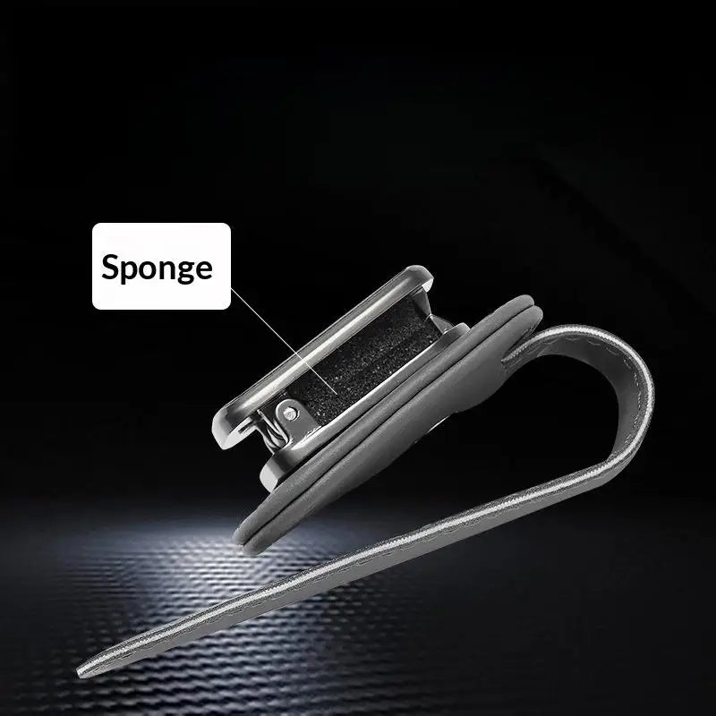 1Pcs Auto Glasses Holder Car Ticket Sunglasses Holder Car Sun Visor Glass Storage Car Interior Supplies