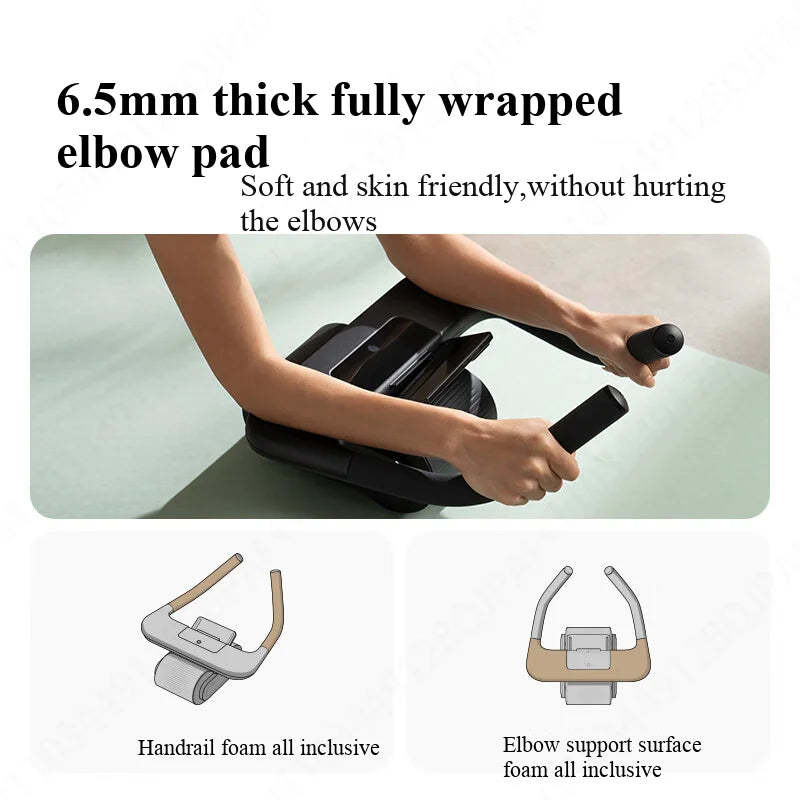 New Xiaomi Mijia Smart Abdominal Wheel Strong Load Bearing Non-Slip Roller Exercise Equipment Fitness Training For Mi Home App
