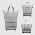 Luggage Bag with Wheels, Travel Bag with Universal Wheels, Foldable Suitcase, Lightweight Trolley Bag, Large Capacity Hand-Pulled Backpack for Going Abroad and Returning Home