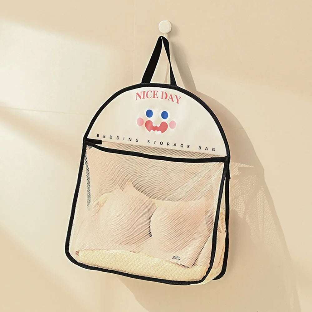 Cute Wall Hanging Breathable Mesh Bag Underwear Storage Bag Socks Storage Bag Wardrobe Organizer Storage Underwear Accessories