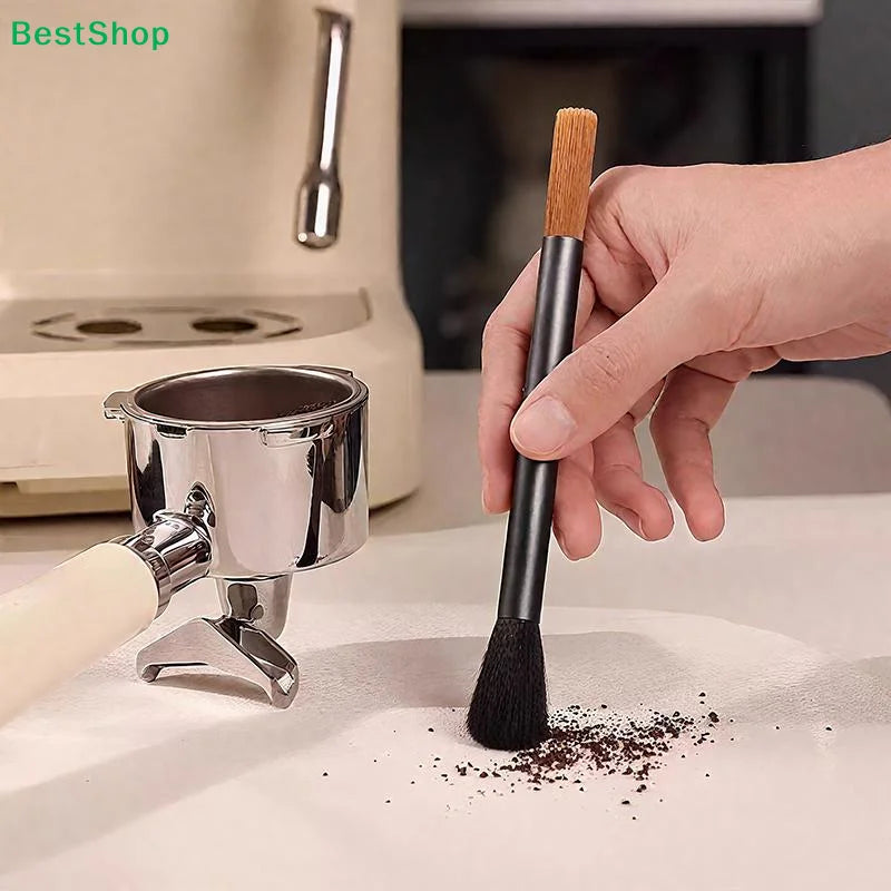 ♬Coffee Bar Counter Cleaning Brush Coffee Grinder Semi-automatic Coffee Machine Coffee Powder Soft Bristle Brush Coffee Tool