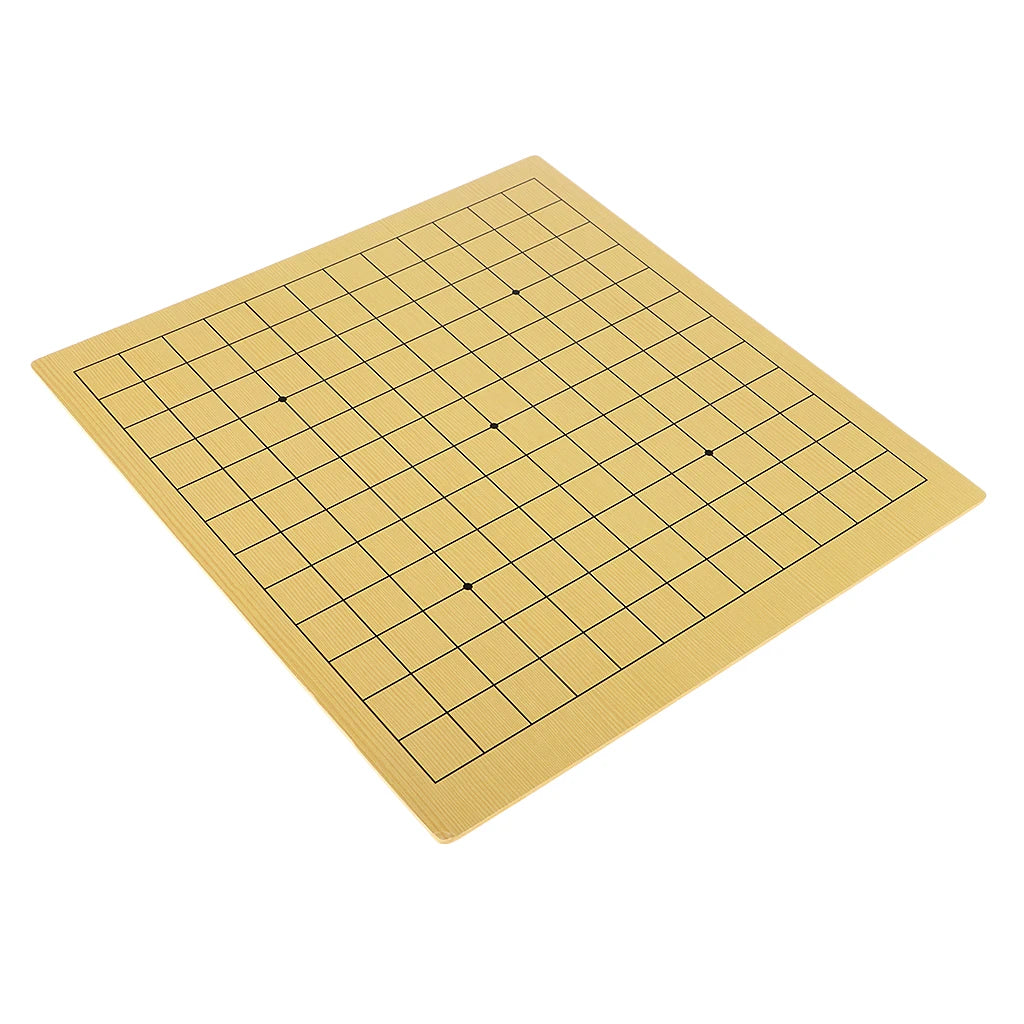 Double Sided Weiqi Game Board Wooden Checkerboard Advanced Board Game for Children and Adults Teaching