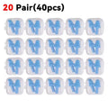 1-25Pairs Soft Reusable Silicone Ear Plugs for Swimming Sleeping Concerts Individually Wrapped Waterproof Ear Protection Earplug