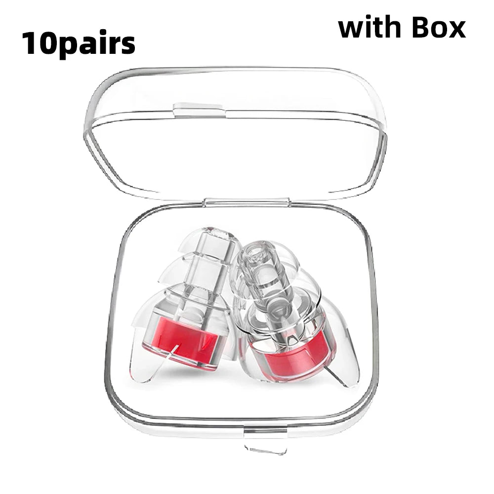 High Fidelity Concert Earplugs for Concerts Musicians，Earplugs for Noise Reduction，Ear Protection for Music Festivals