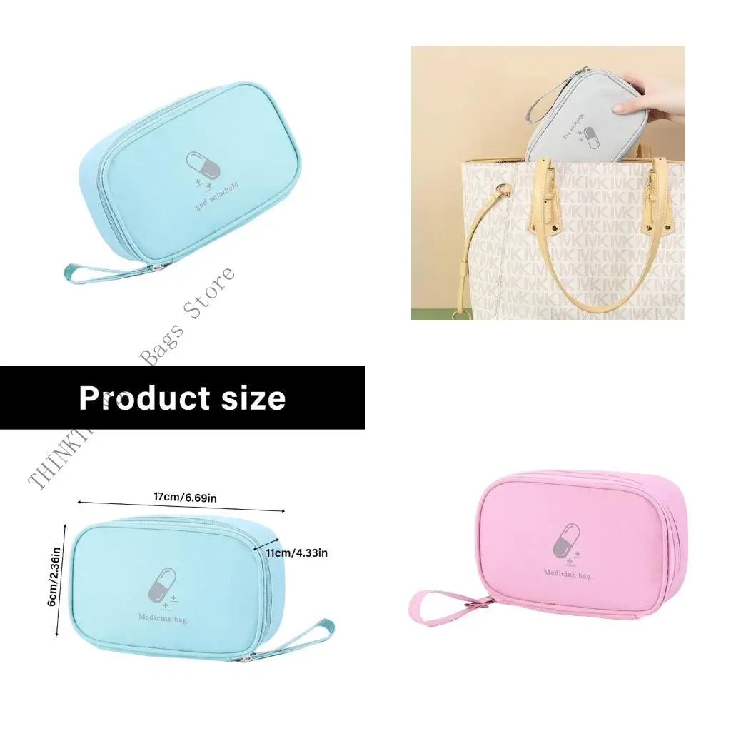 Portable First Aid Bags Empty,Travel Bag,Medicals Supplies Bag for Traveling,Car,Home,Camping,Office