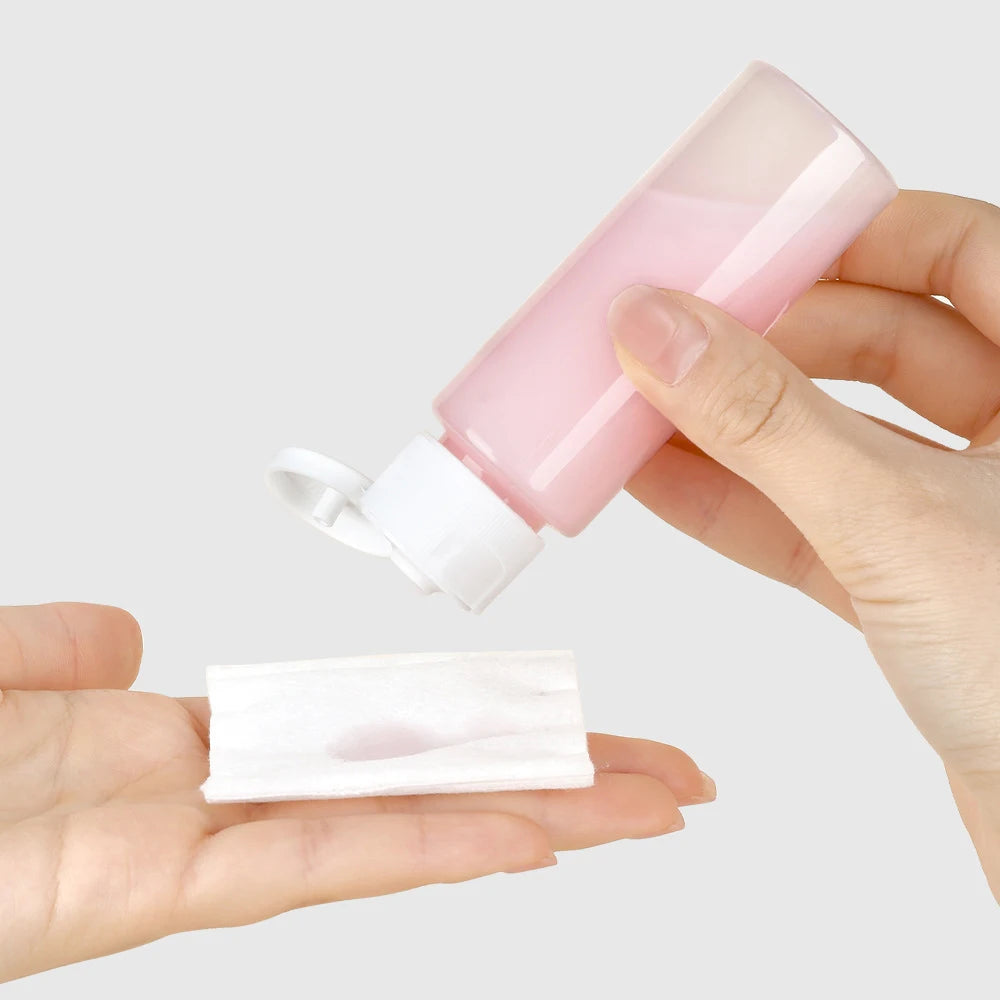 11pcs/Set Travel Botttle Set 60ml Refillable Bottle Soft Plastic Lotion Shampoo Container Squeeze Tube Empty Bottle Wholesale