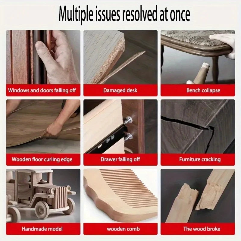 Special Strong Woodworking Glue for Edge Banding – Nail-Free Quick-Drying Glue, Strong and Durable Without Falling Off, Suitable for Furniture Edge Strips, Door Frames, Cabinets, Tables and Chairs, Baseboards and Solid Wood