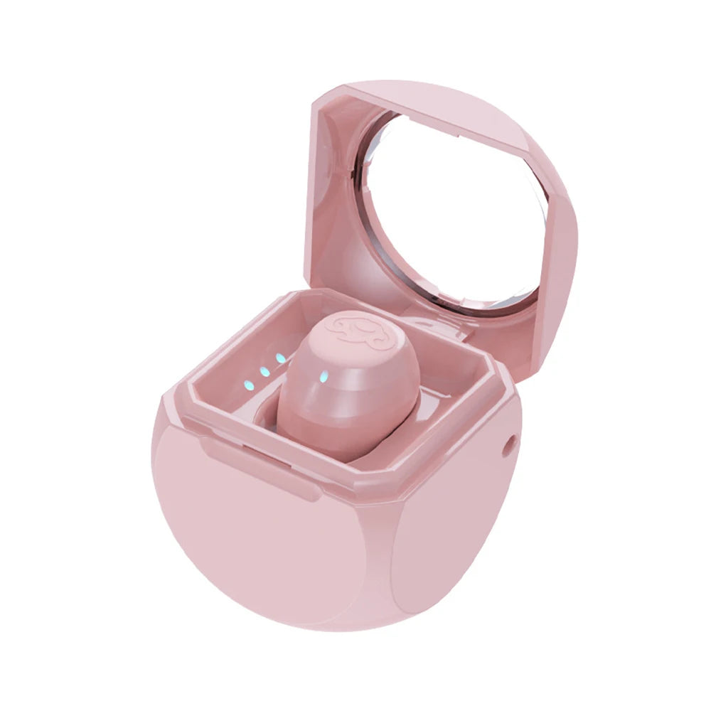 Q1 Invisible Earphones Mini Headphones Bluetooth-Compatible Wireless Stereo Semi-In-Ear Earbuds Noise Reduction Single Earphone