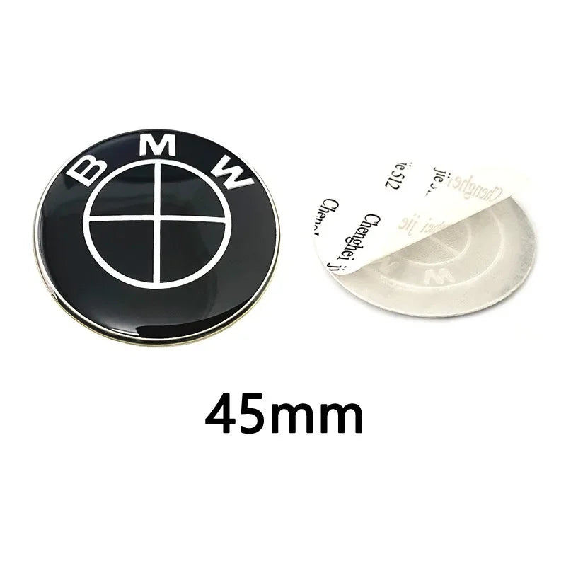 New 45mm 50th Anniversary for BMW E36 E39 E87 E60 E46 E53 E90 F10 F20 F25 F30 X3 Edition Car Steering Wheel Badge Emblem Sticker