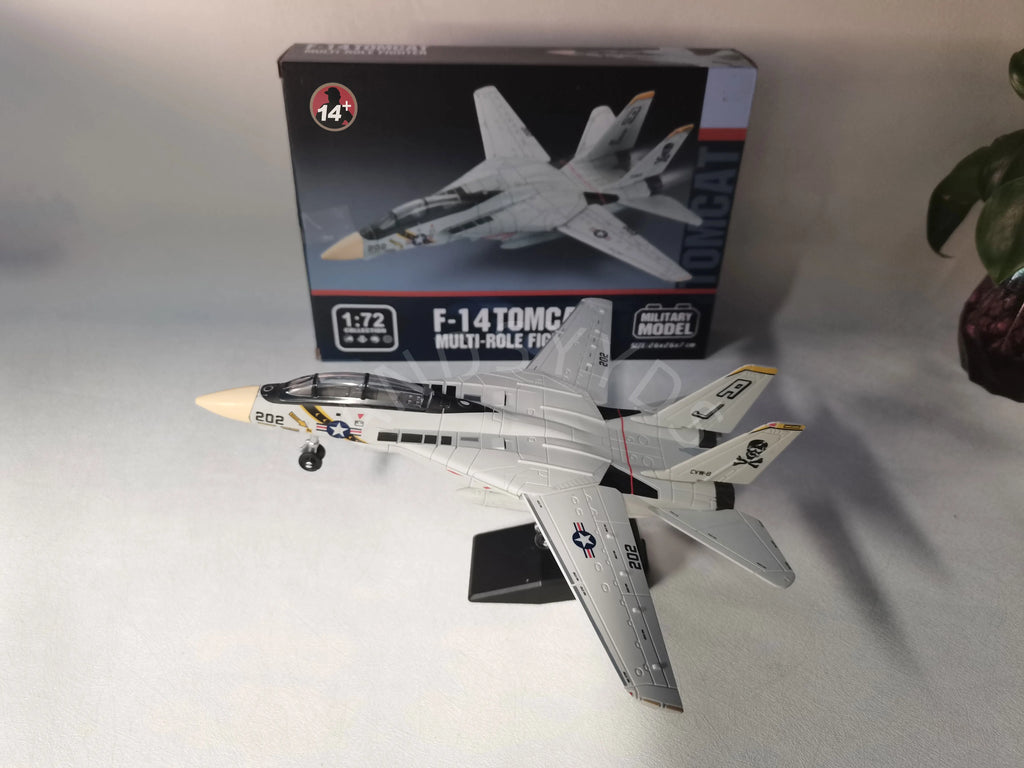 Diy F14 Tomcat Model Aircraft Kit 1/72 Assembly Model Toy Planes ABS Military Model Toys For Gifts Educational Toys