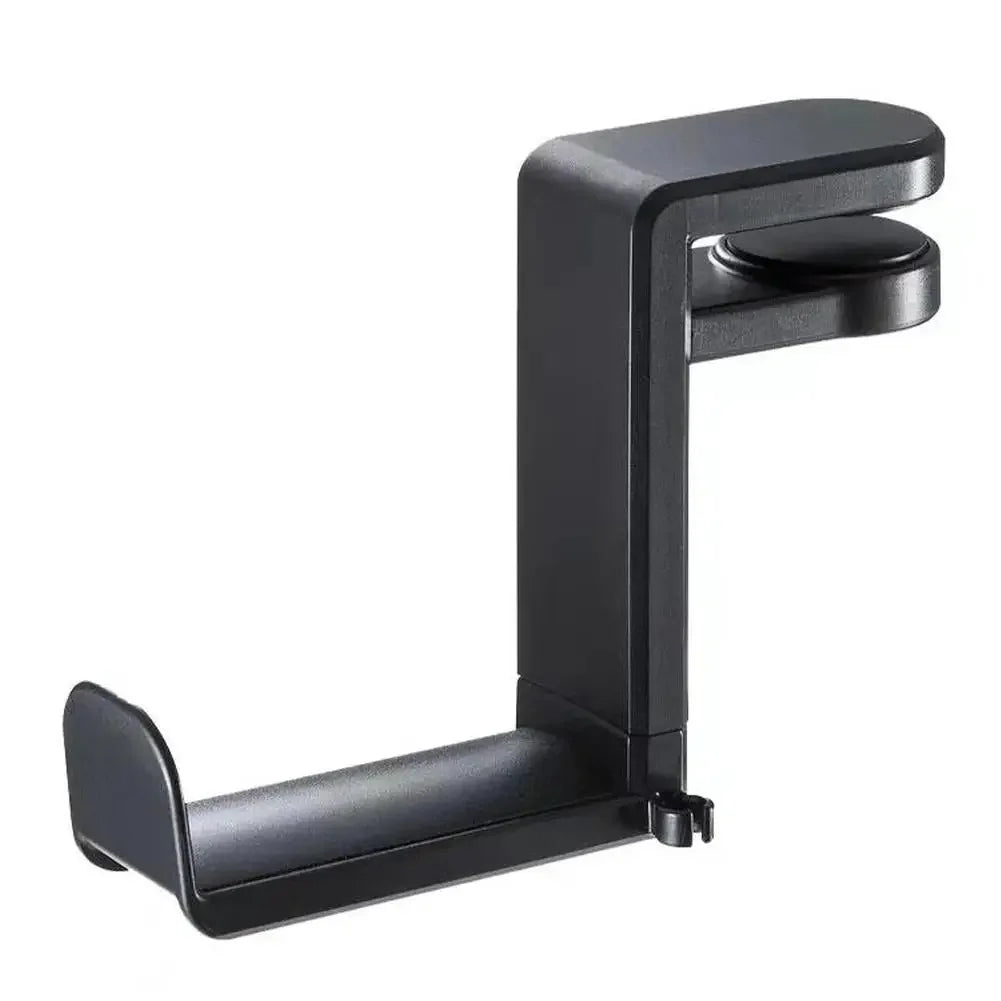 PC Gaming Headphone Stand Headset Hook Holder, Hanger Mount With Adjustable 360° Rotating Arm Clamp, Desk Mount Universal Bag