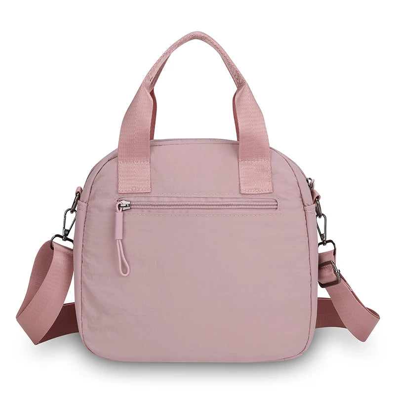 Messenger Shoulder Bag for Women, Wrinkle Resistant Nylon Square Purse, Thickened Multi Layer Large CapacityFor Daily Casual Use