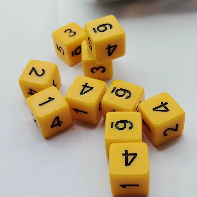 D6 DND  Dice Role 6 Faces Dice Games Set for Dungeons and Dragons RPG MTG Role Playing Table Games