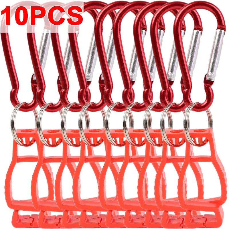 Glove Clips for Work Glove Holders Glove Belt Clip Outdoor Clip Anti Loss for Hiking Climbing Skiing Camping Gear Accessories