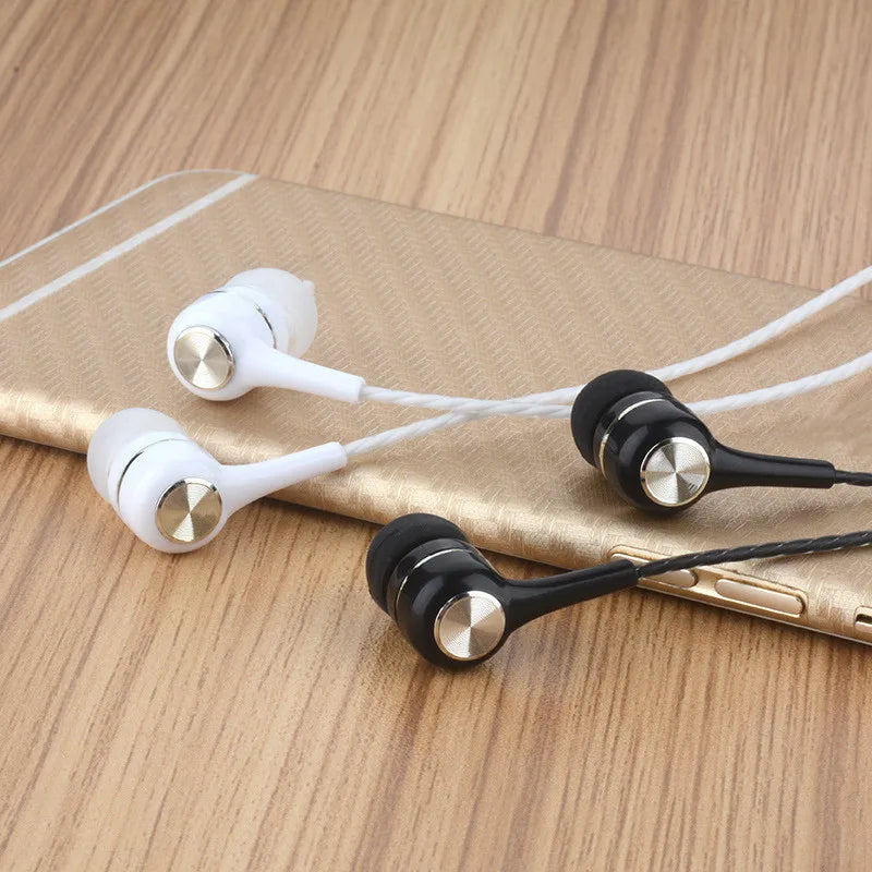 1pc Sport Earphone wholesale Wired Super Bass 3.5mm Crack Colorful Headset Earbud with Microphone Hands Free