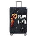 Luggage Cover Travel Suitcase Protective Cover Jesus Series Dust-Proof Thickened Elastic Fabric for 18-32inch Baggage Case