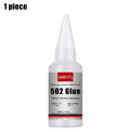 LOOLIFL-1-5pcs 502 Super Glue Instant Quick-drying Cyanoacrylate Adhesive Leather Rubber Wood Metal Strong Bond Liquid Glue Tool