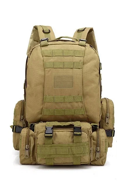 50L Tactical Backpack Men Waterproof 4 In1 Molle Sport Tactical Bag Outdoor Hiking Climbing Army Fishing Travel Laptop Backpacks