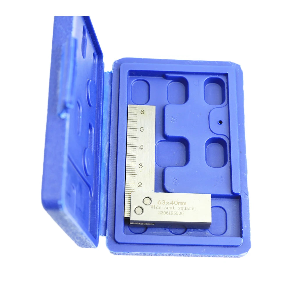 90 Degree Flat Edge Square Ruler Carpentry Square Woodworking Tools Metal Angle Measuring Tool Multi Try Square Gauge Set-Square