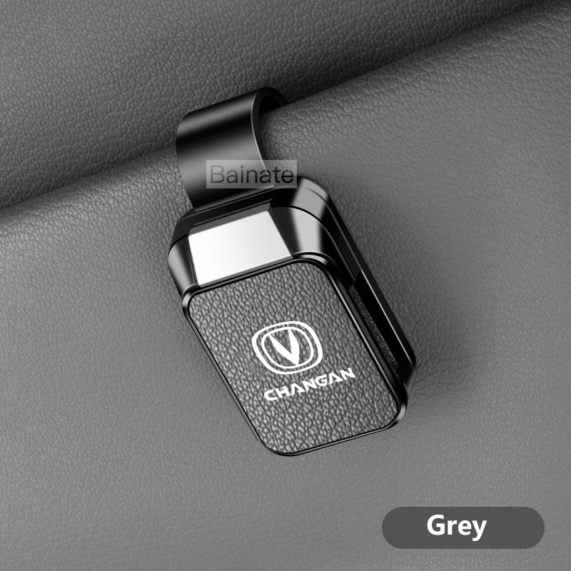 Car Sun Visor Glasses Case Storage, Leather Sunshade Sunglasses Holder, CHANGAN UNI-T UNI-K UNI-V CS75PLUS CS55 EADO PLUS CS35