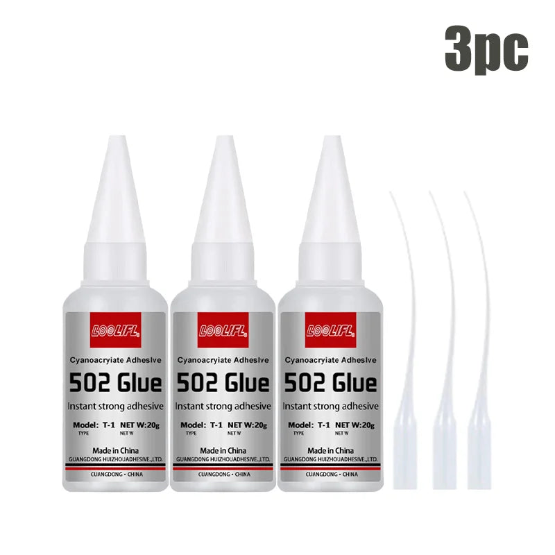 Shoe Repair Glue 502 Super Glue Liquid Glue, Shoemaker Glue, Used to Repair Soles and Uppers, Waterproof and Adhesive.