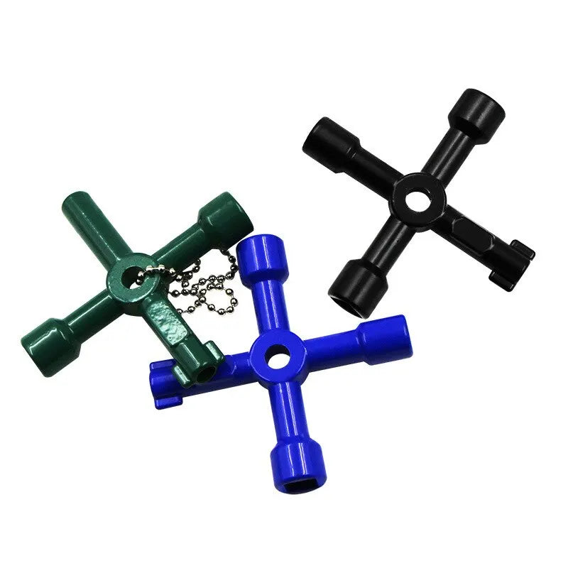 Multi-function Cross Spanner Mini Portable Three Hexagonal Internal Triangle Key Plumber's Spanner Quality Maintenance Tools