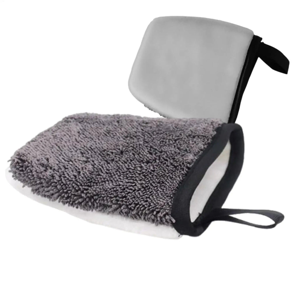 1/2pcs Car Interior Cleaning Mitt Double-Sided Ergonomic Detailing Scrubbing Twist Gloves for Instrument Panel Door Leather Seat