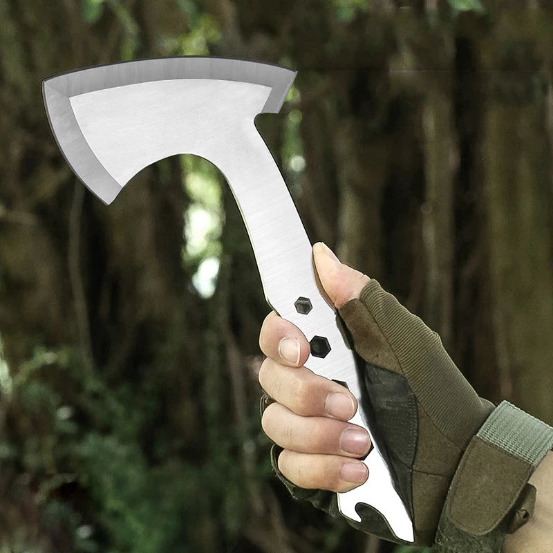 Outdoor Portable EDC Three Piece Camping Axe Multifunctional Camping Firefighting Tactical Emergency Tool