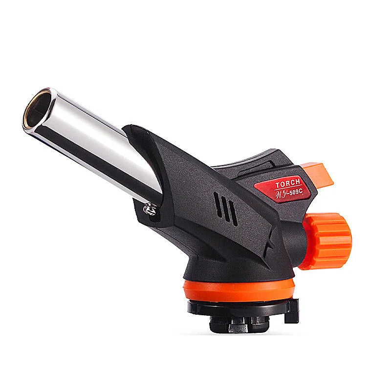 Welding TorchGas Flame Gun Burner Nozzle Flamethrower Butane Burner Outdoor Camping BBQ Brazing Torch Kitchen Cooking Burner