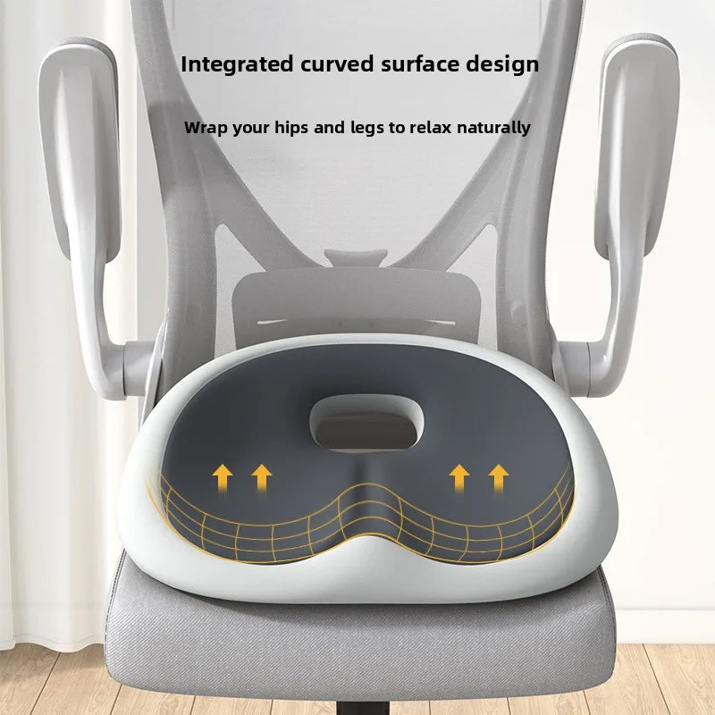 2026 New Seat Cushion Spine Butt Cushion Breathable Comfortable Long Sitting Ergonomic Memory Foam Seat Cushion for Office Chair